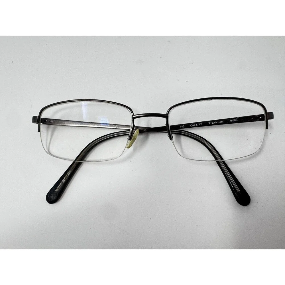 Carrera Safilo CA7474 Titanium 0X93 Half Rim Eyeglass Frames 53-19-145